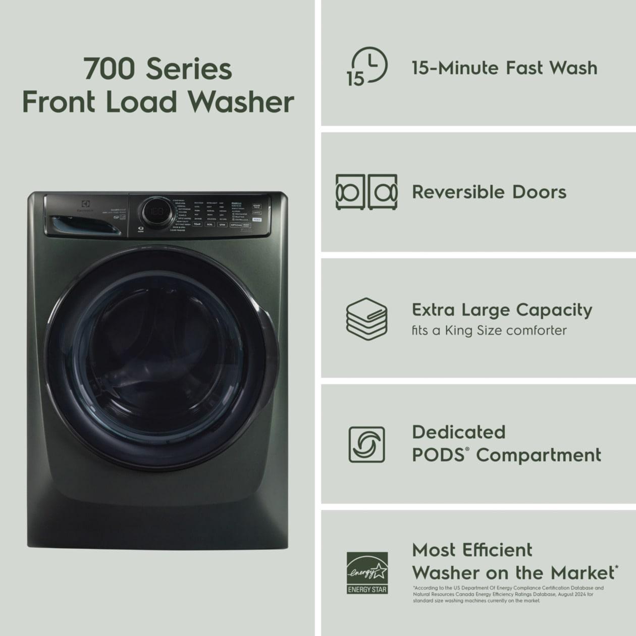 ELECTROLUX ELFW7738AA Electrolux Front Load Perfect Steam Washer With Luxcare PLUS...