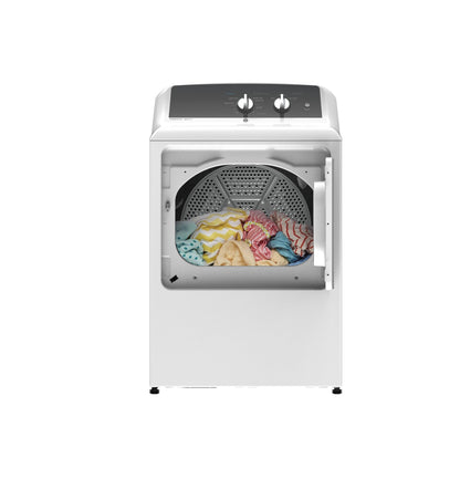GE APPLIANCES GTX52EASPWB Ge 6.2 Cu. Ft. Capacity Aluminized Alloy Drum Electric Dryer
