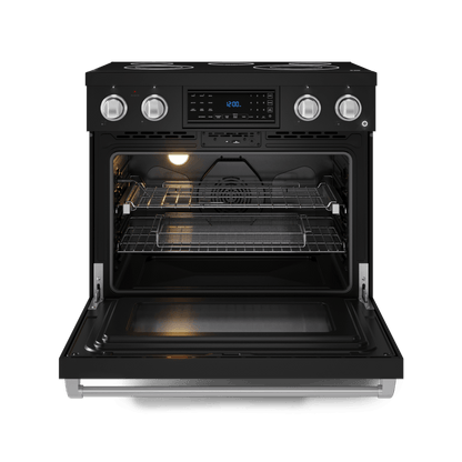 THOR KITCHEN RSE36BSS 36 Inch Professional Electric Range With Tilt Panel Touch Control I...