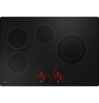 GE APPLIANCES PEP7030DTBB GE Profile 30"" Built-in Touch Control Electric Cooktop
