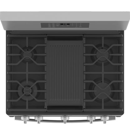 GE APPLIANCES PGB935YPFS GE Profile Smart 30"" Free-standing Self Clean Gas Fingerprint R...