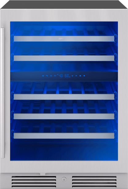 ZEPHYR PRW24C02CG Zephyr 24"" Dual Zone Wine Cooler
