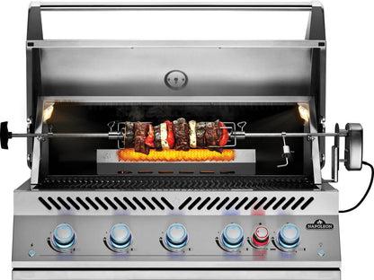 NAPOLEON BBQ BIG38RBNSS1 Built-in 700 Series 38 With Infrared Rear Burner , Natural Gas, STA...