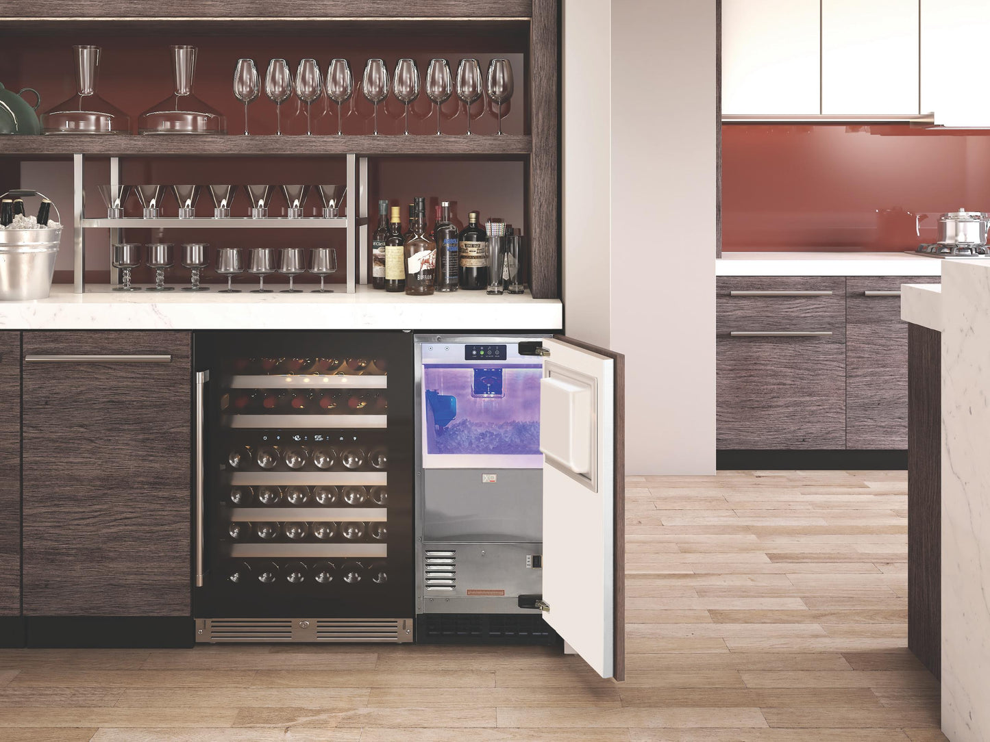 XO APPLIANCE XOUIM1585NOP XO Appliance 15 In Nugget Ice Maker Panel Ready W Pump