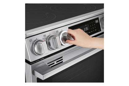 LG LSEL6337XE 6.3 Cu. Ft. Smart Electric Slide-in Range With Instaview, PROBAK...