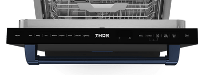 THOR KITCHEN DW24X8BA00BLU 24 Inch Dishwasher Stainless Black/navy Blue | Gordon Ramsay SERIES...