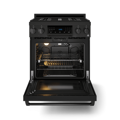 THOR KITCHEN RSG30BLP 30 Inch Professional Lp Range With Tilt Panel Touch Control In BLAC...
