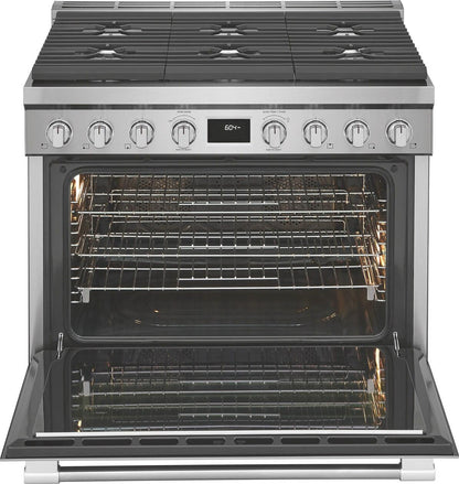 FRIGIDAIRE PCFD3670AF Frigidaire Professional 36"" Dual-fuel Freestanding Range