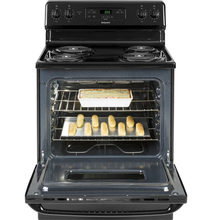 HOTPOINT RBS360DMBB Hotpoint 30"" Free-standing Standard Clean Electric Range