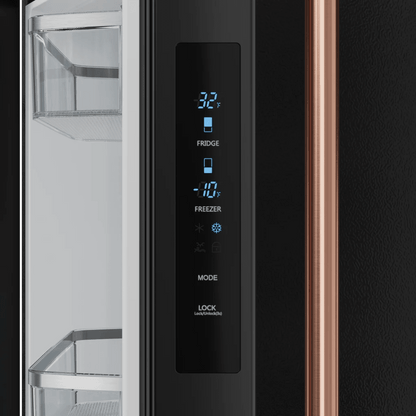 THOR KITCHEN RF3017FFD00RSG 30 Inch 17.7 Cu Ft French Door Counter Depth Refrigerator With Ice ...