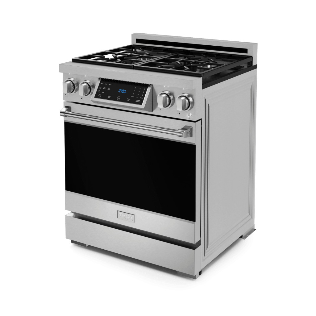 THOR KITCHEN RSG30LP 30 Inch Professional Lp Range With Tilt Panel Touch Control In STAI...