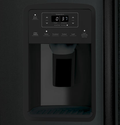 GE APPLIANCES GSS25GGPBB Ge 25.3 Cu. Ft. Side-by-side Refrigerator