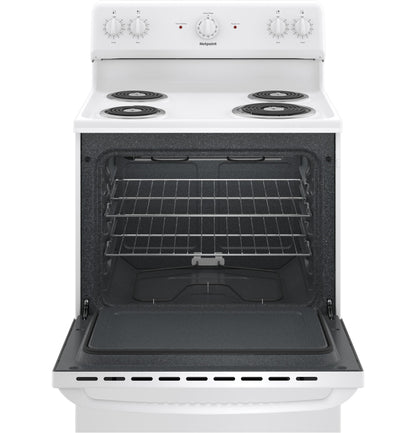 HOTPOINT RBS160DMWW Hotpoint 30"" Free-standing Electric Range