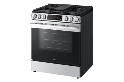 LG LSGL5833X 5.8 Cu. Ft. Smart Gas Slide-in Range With Convection, Air Fry and E...