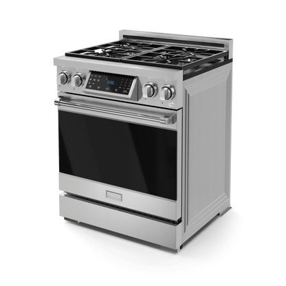 THOR KITCHEN RSG30 30 Inch Professional Gas Range With Tilt Panel Touch Control In STA...