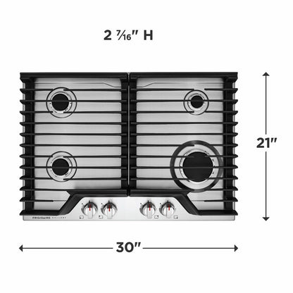 FRIGIDAIRE GCCG3046AS Frigidaire Gallery 30"" Gas Cooktop