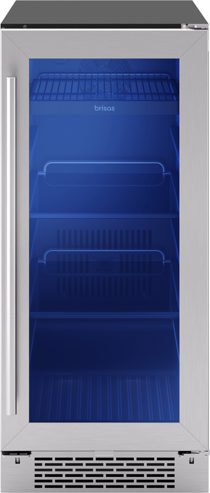 ZEPHYR BBV15C01AG Zephyr Brisas Bev Cooler, 15in Uc, Ss+gls, Rvs, 1z