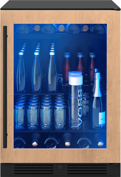 ZEPHYR PRB24C01CPG Zephyr 24"" Panel Ready Single Zone Beverage Cooler