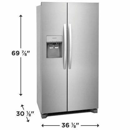 FRIGIDAIRE FRSC2333AS Frigidaire 22.3 Cu. Ft. 36'' Counter Depth Side By Side Refrigerator