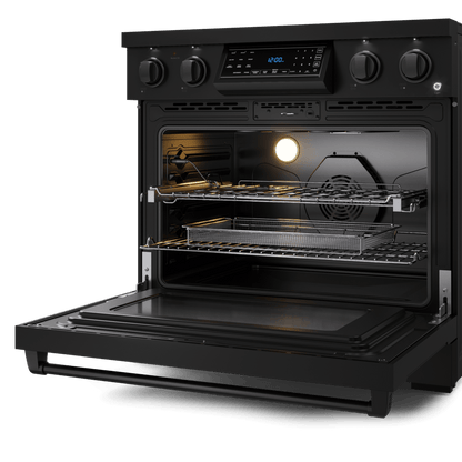 THOR KITCHEN RSE36B 36 Inch Professional Electric Range With Tilt Panel Touch Control I...