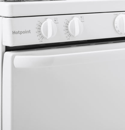 HOTPOINT RAS200DMWW Hotpoint 20"" Electric Free-standing Front-control Electric Range