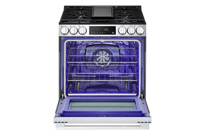 LG LSGL5833X 5.8 Cu. Ft. Smart Gas Slide-in Range With Convection, Air Fry and E...