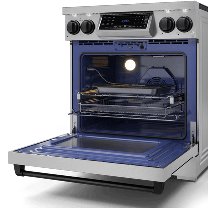 THOR KITCHEN RSE30BLK 30 Inch Professional Electric Range With Tilt Panel Touch Control I...