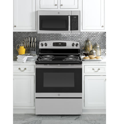 GE APPLIANCES JVM3160RFSS Ge 1.6 Cu. Ft. Over-the-range Microwave Oven