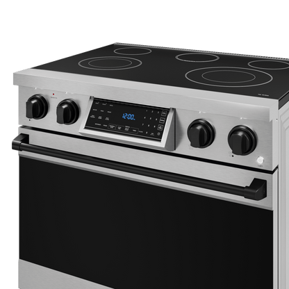 THOR KITCHEN RSE36BLK 36 Inch Professional Electric Range With Tilt Panel Touch Control I...