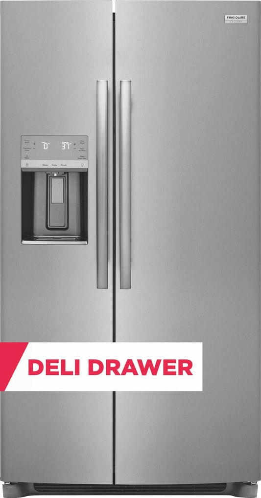 FRIGIDAIRE GRSS2652AF Frigidaire Gallery 25.6 Cu. Ft. 36'' Standard Depth Side By Side RE...