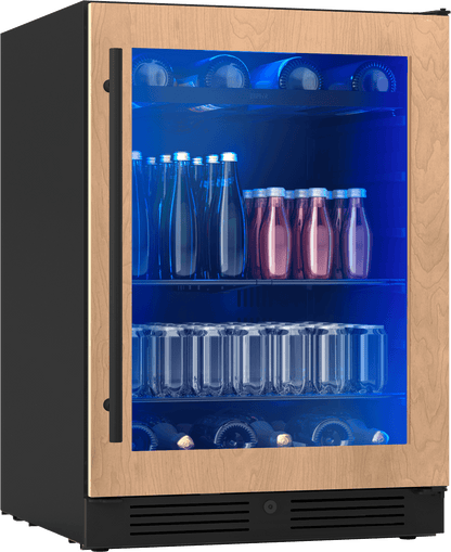 ZEPHYR PRB24C01CPG Zephyr 24"" Panel Ready Single Zone Beverage Cooler