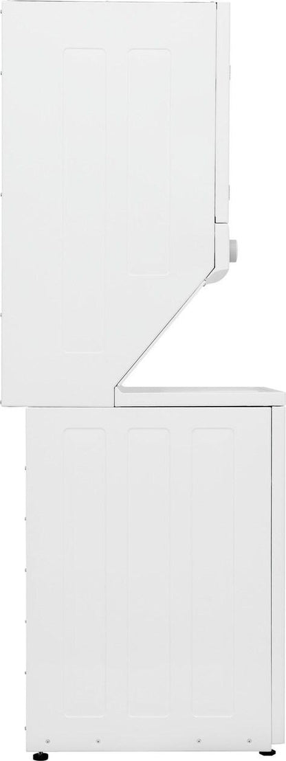 FRIGIDAIRE FLCE7523AW Frigidaire Electric Long Vent Stacked Laundry Center - 3.9 Cu. Ft W...