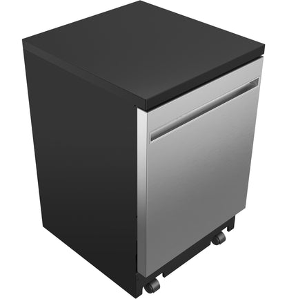GE APPLIANCES GPT225SSLSS Ge 24"" Portable Dishwasher