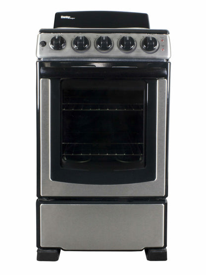 DANBY DER203BSS Danby 20"" Wide Electric Range In Stainless Steel