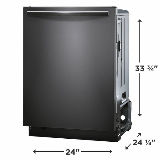 FRIGIDAIRE GDSH4715AD Frigidaire Gallery 24"" Stainless Steel Tub Built-in Dishwasher WITH...