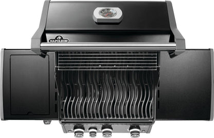 NAPOLEON BBQ RP425SIBNK2 Rogue Pro 425 Sib With Infrared Side Burner , Natural Gas, Black