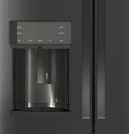 GE APPLIANCES PYE22KBLTS GE Profile Series Energy Star 22.2 Cu. Ft. Counter-depth FRENCH-...