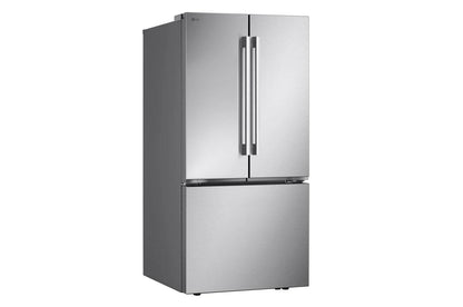 LG LF25H6200S 25 CU.FT. 3-door French Door Refrigerator With New Hybrid Handle DE...
