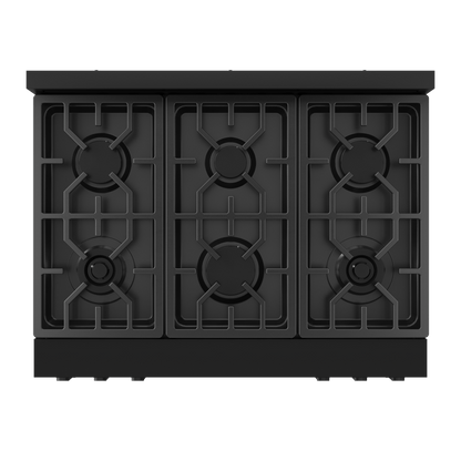 THOR KITCHEN RSG36BLP 36 Inch Professional Lp Range With Tilt Panel Touch Control In BLAC...