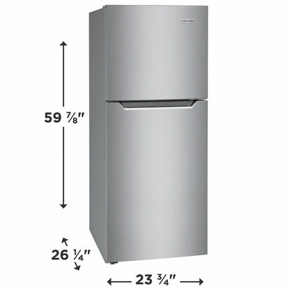FRIGIDAIRE FFET1022UV 10.1 Cu. Ft. Top Freezer Apartment-size Refrigerator