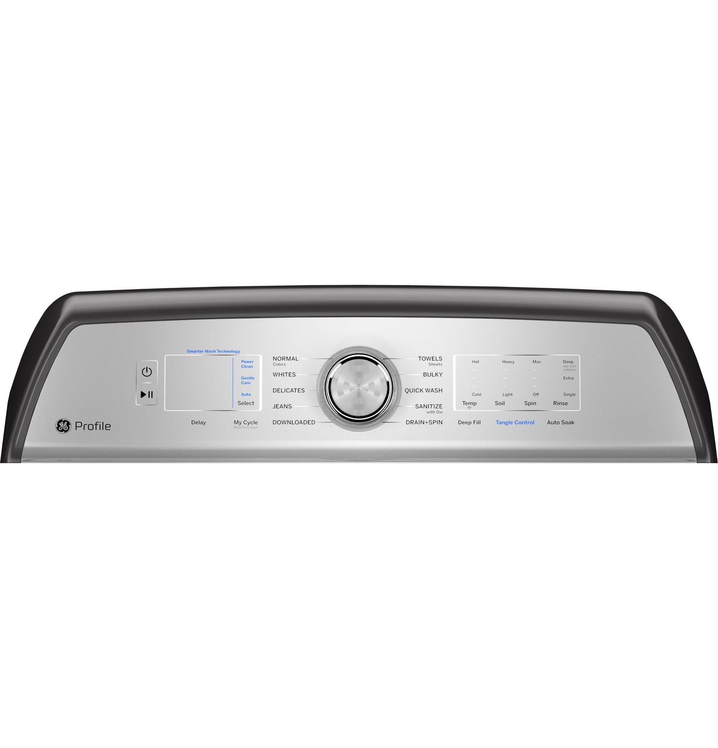 GE APPLIANCES PTW605BPRDG GE Profile 4.9 Cu. Ft. Capacity Washer With Smarter Wash TECHNO...