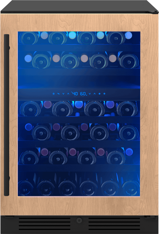 ZEPHYR PRW24C02CPG Zephyr 24"" Panel Ready Dual Zone Wine Cooler