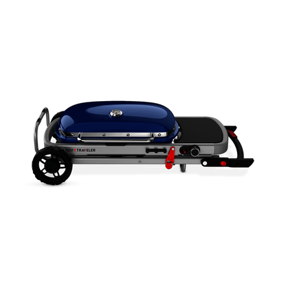 WEBER 9020001 Weber Traveler Portable Gas Grill - Deep Ocean Blue