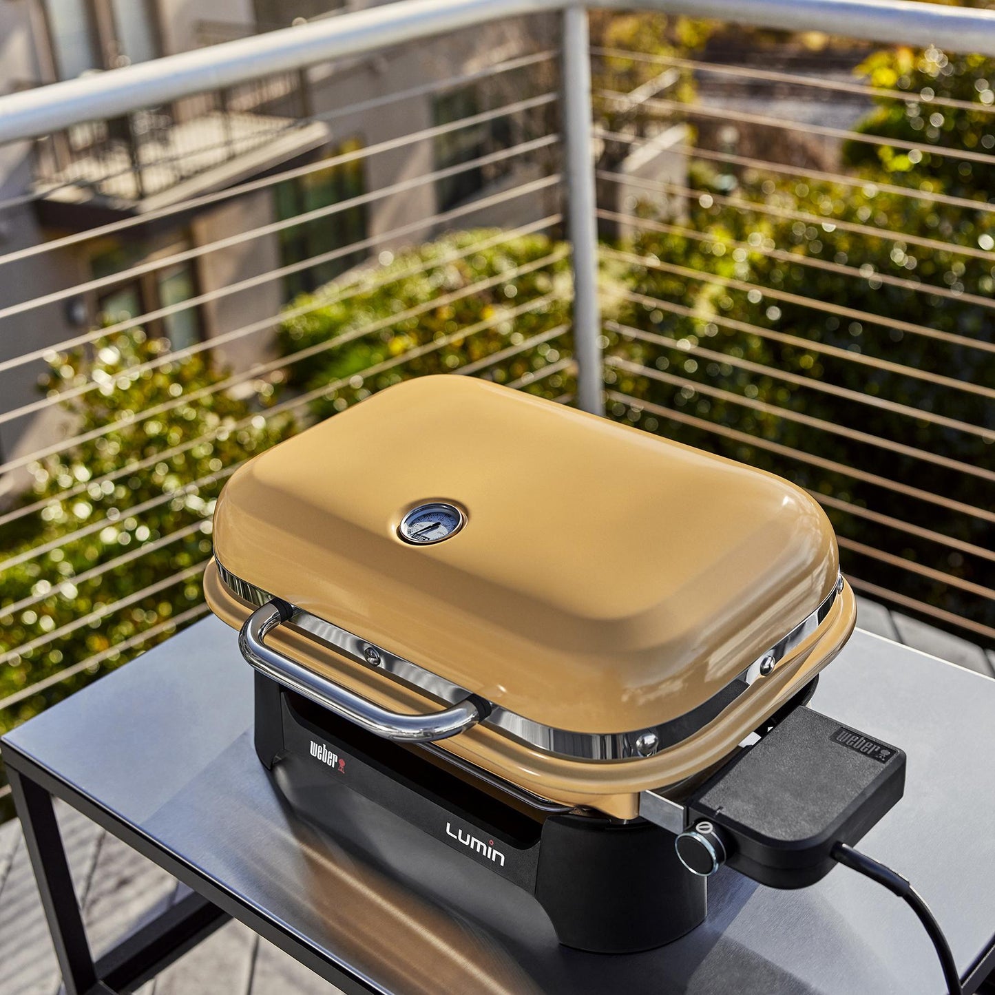 WEBER 91280901 Weber Lumin Compact Electric Grill - Golden Yellow