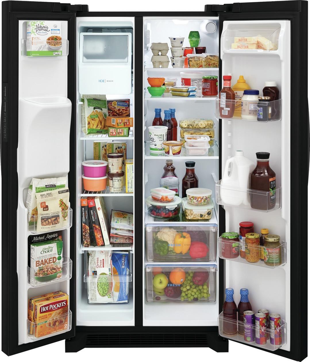 FRIGIDAIRE FRSS2323AB Frigidaire 22.3 Cu. Ft. 33'' Standard Depth Side By Side Refrigerator