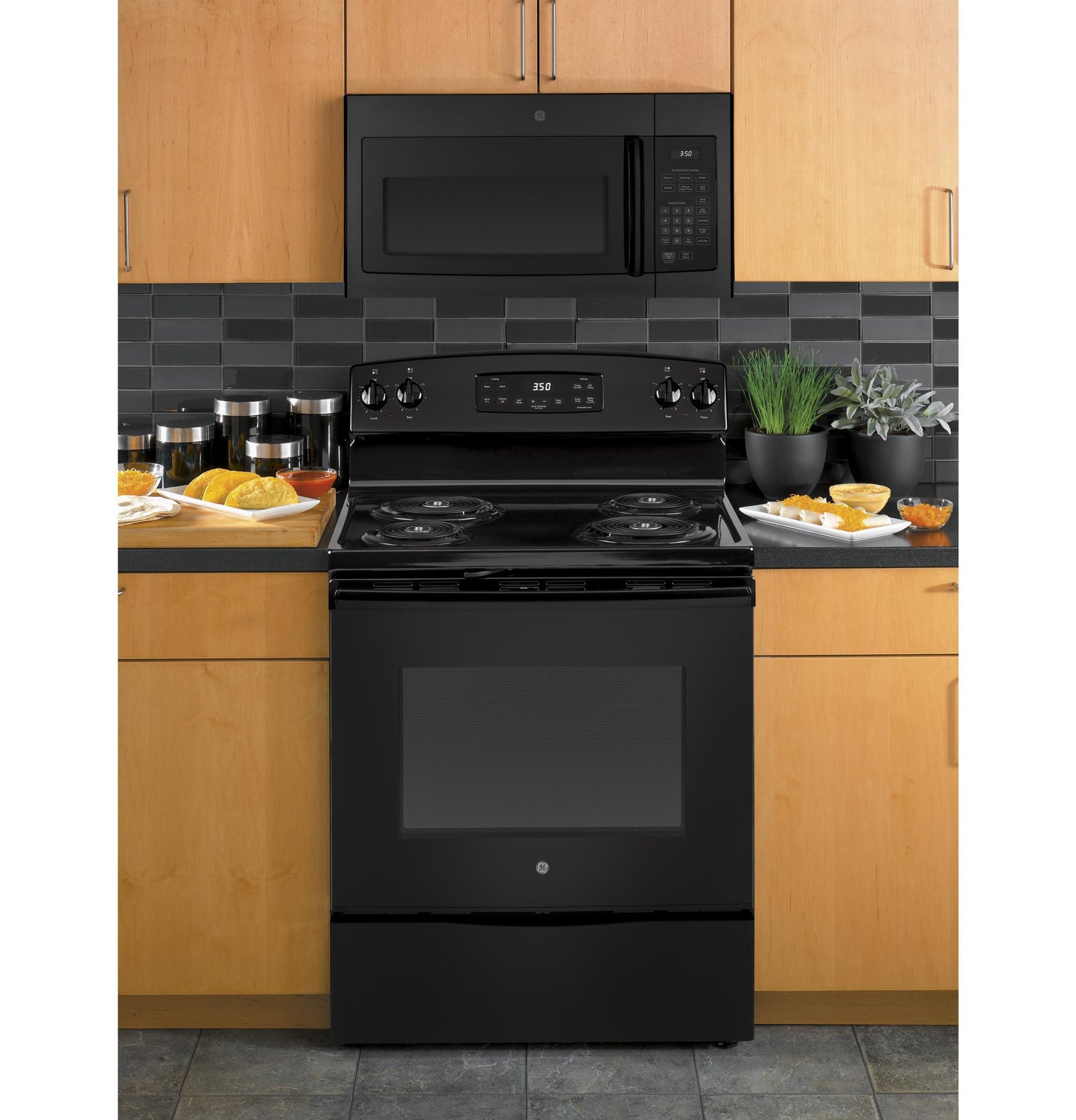 GE APPLIANCES JVM3160DFBB Ge 1.6 Cu. Ft. Over-the-range Microwave Oven