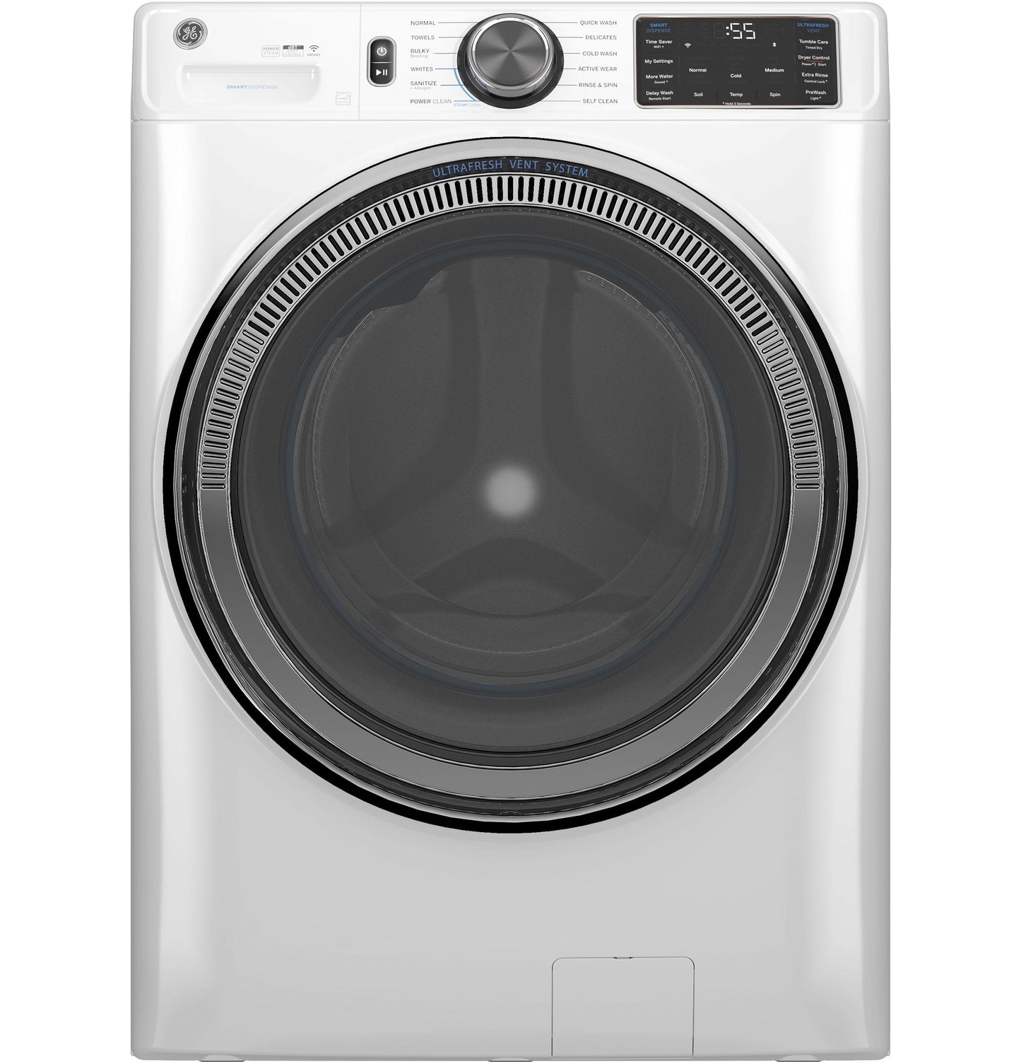 GE APPLIANCES GFW655SSVWW Ge 5.0 Cu. Ft. Capacity Smart Front Load Energy Star Steam WA...