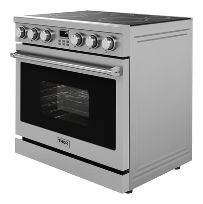 THOR KITCHEN ARE36 Thor Kitchen 36 Inch Contemporary Professional Electric Range
