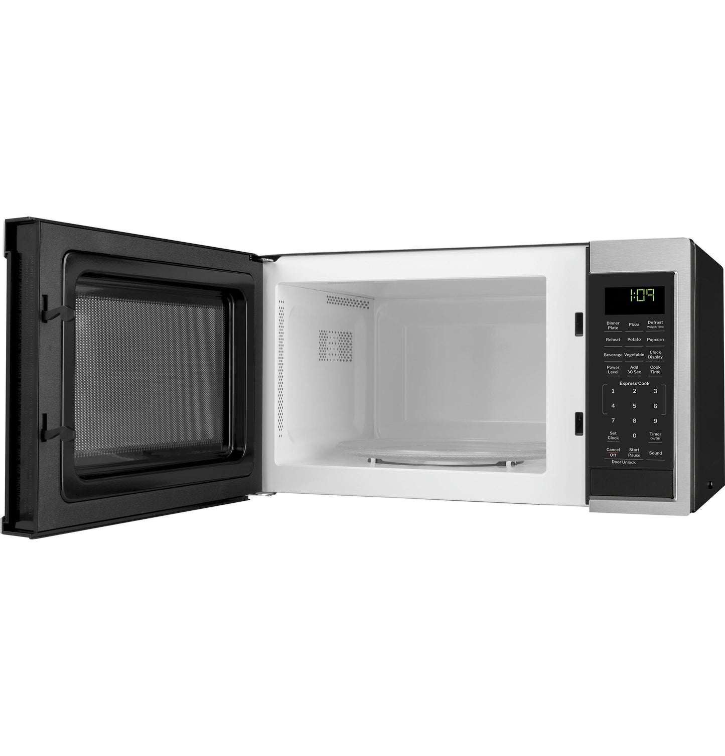 GE APPLIANCES GCST09N1WSS Ge 0.9 Cu. Ft. Capacity Countertop Microwave Oven