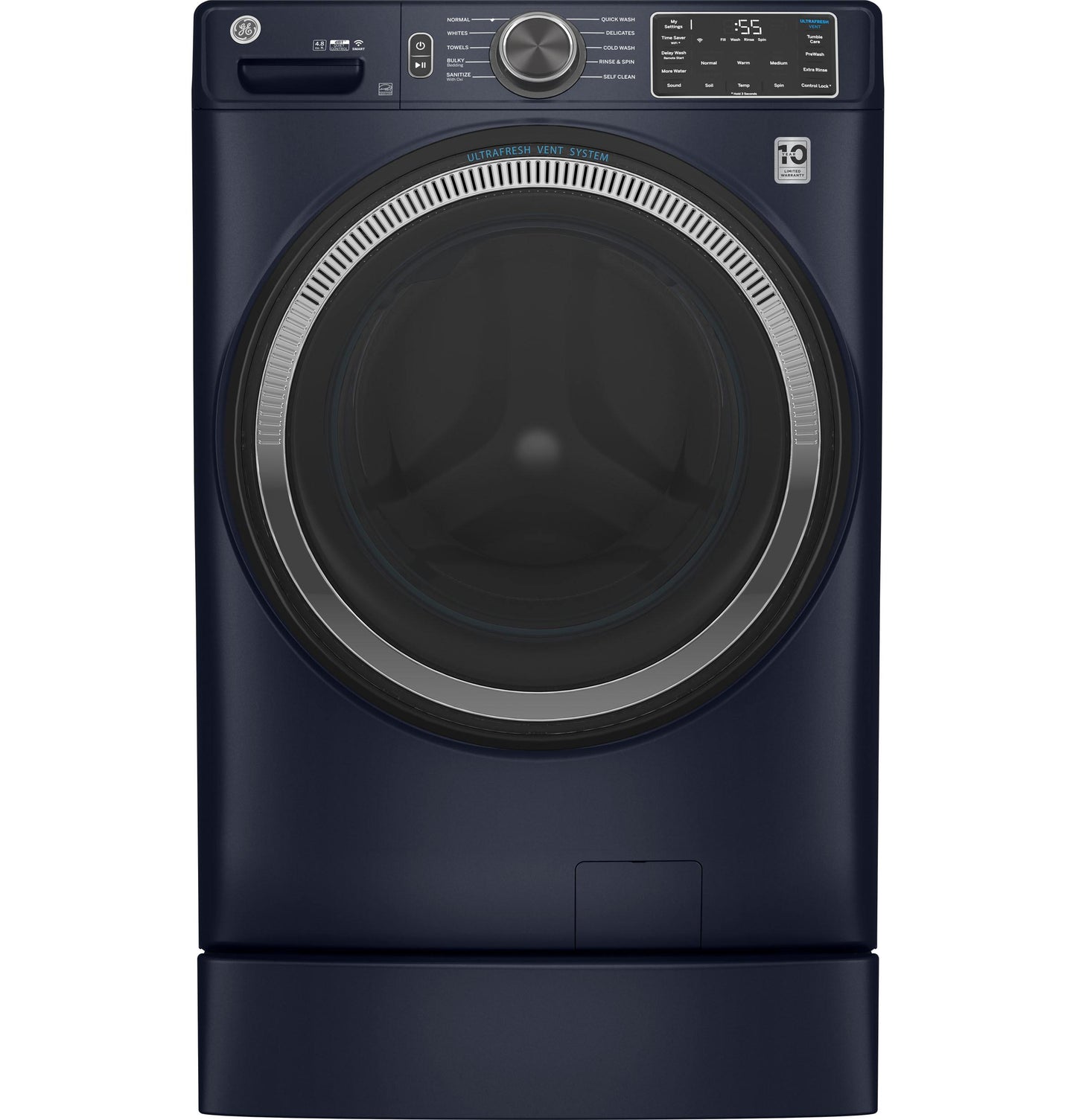 GE APPLIANCES GFW550SPRRS Ge 4.8 Cu. Ft. Capacity Smart Front Load Energy Star Washer W...